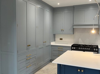 painted inframe kitchen